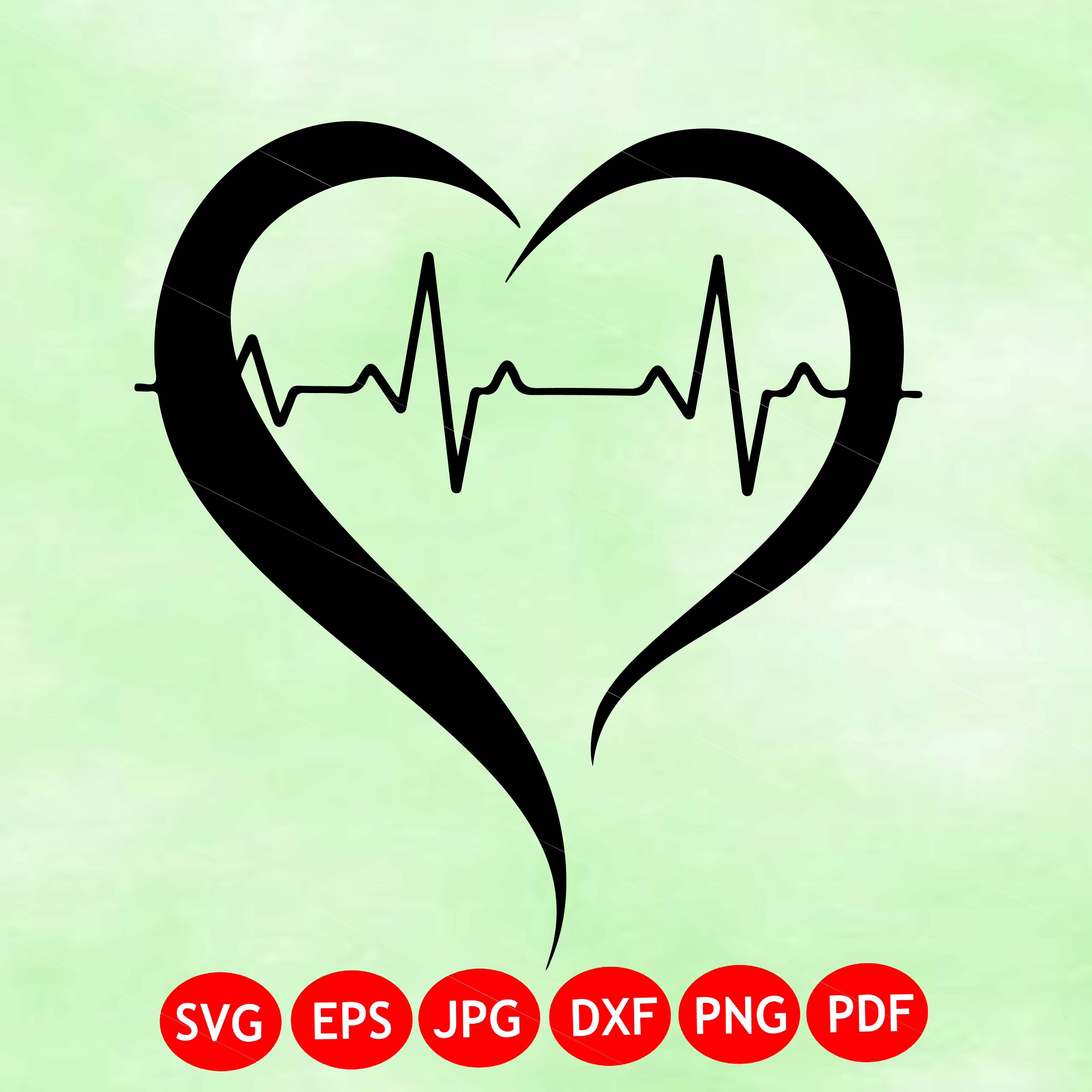 Heartbeat Heart SVG