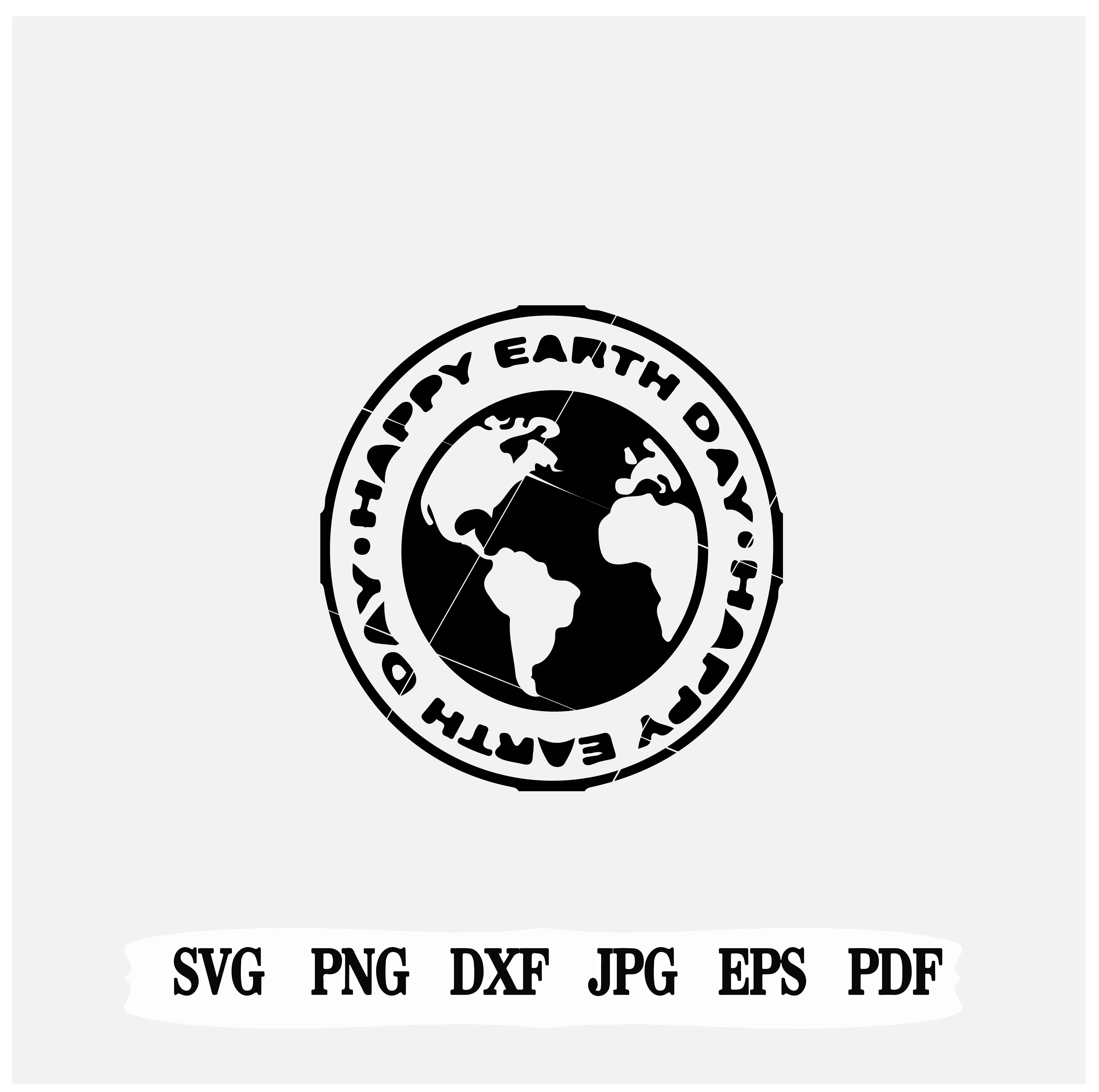 Happy earth day globe svg/png/eps/instant/download/cricut-file
