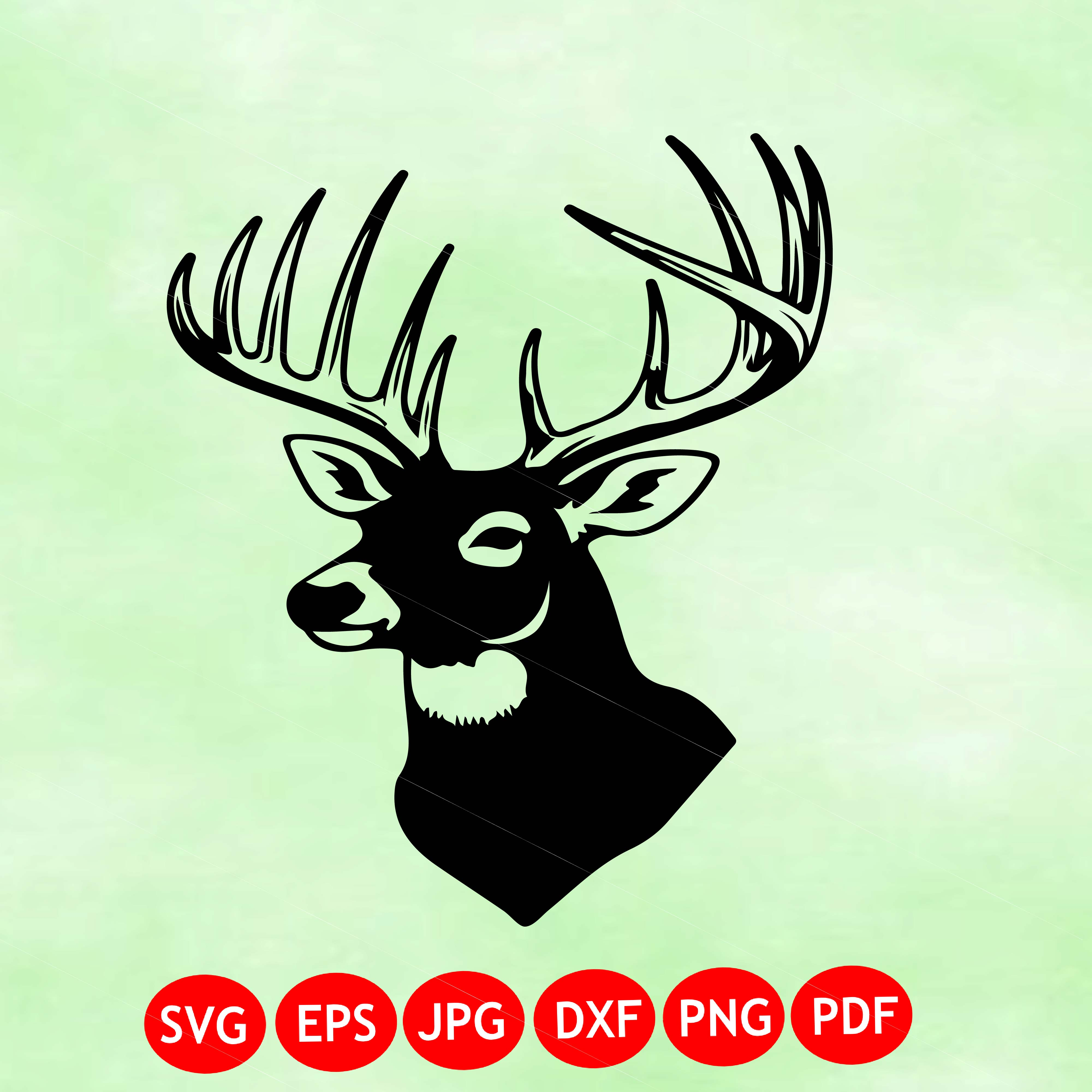 Trophy Buck Deer SVG Design