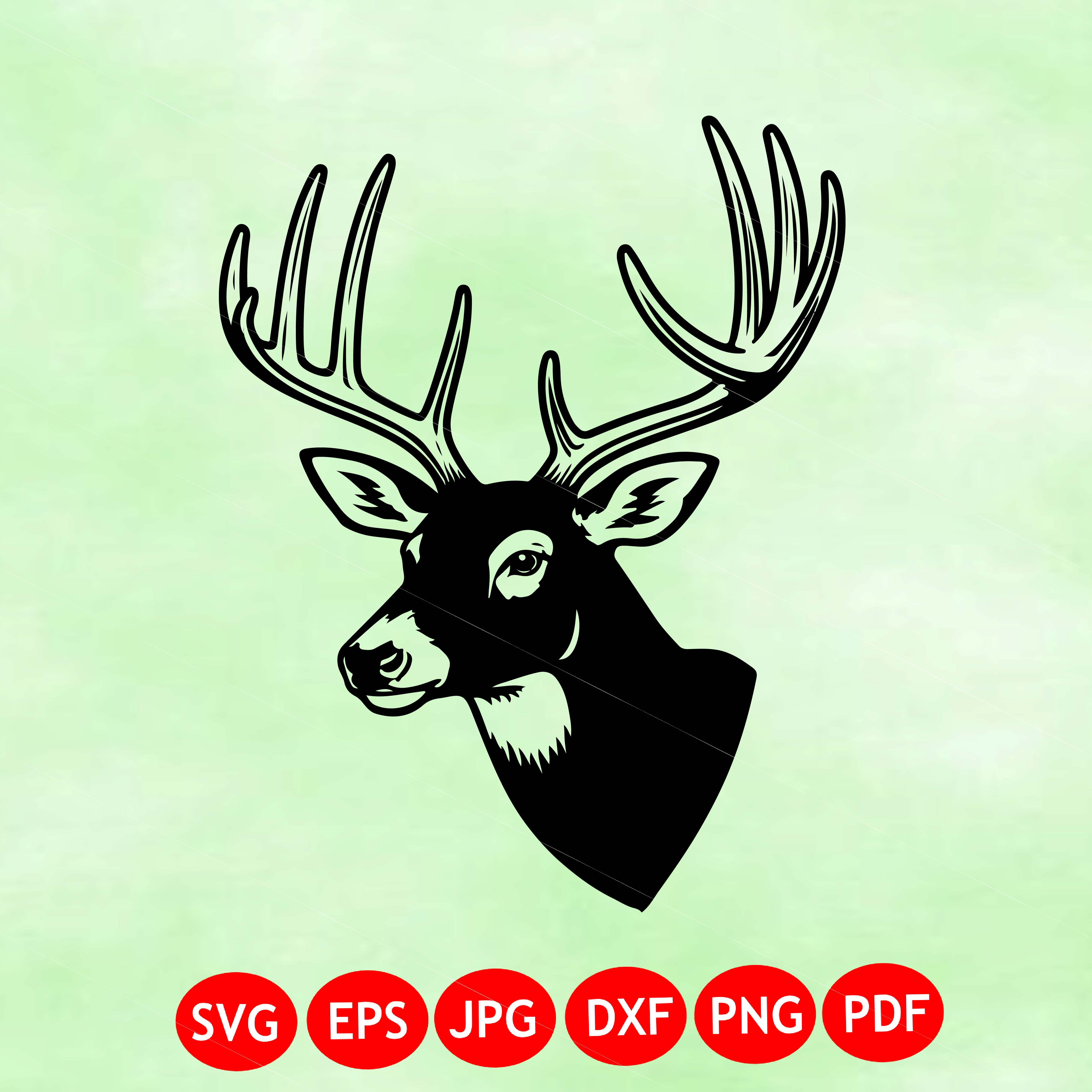 Whitetail Buck SVG Cut File