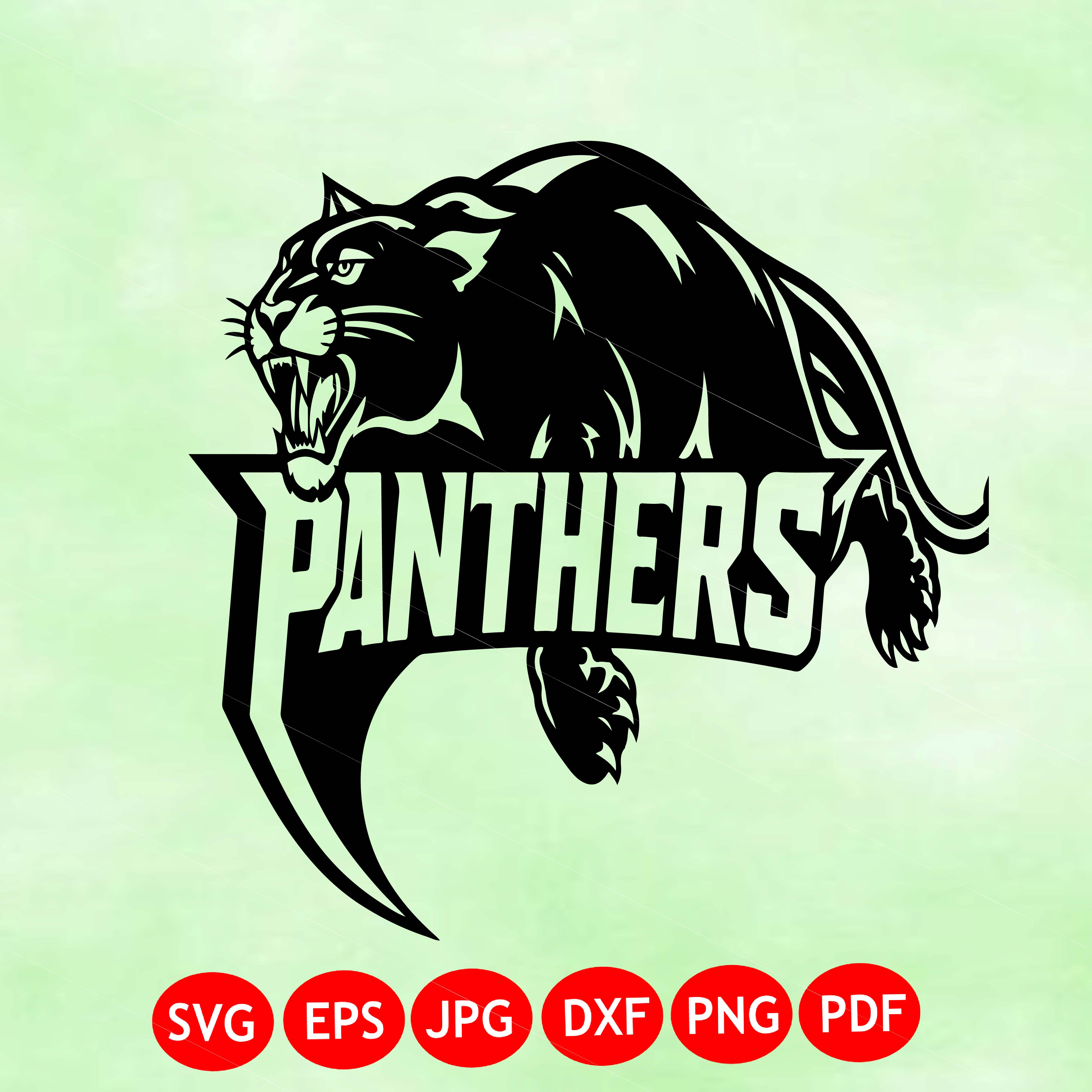 Leaping Panther SVG Design