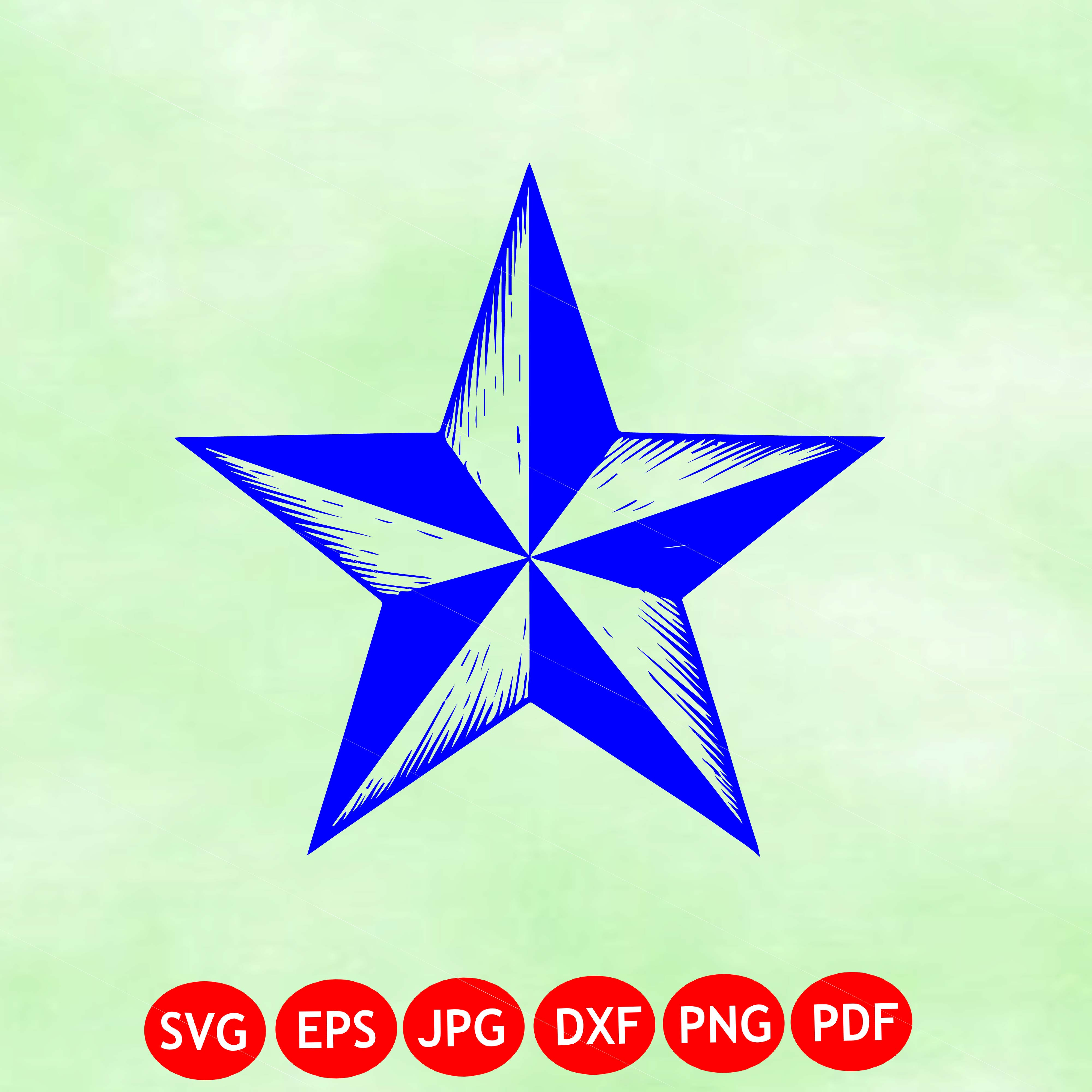 Sketch Star SVG Design